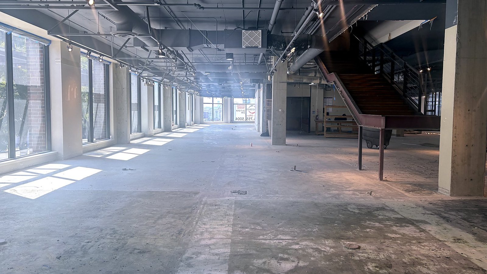 Transform 180 Bellevue, full floor after demo
